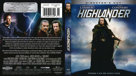 Highlander: Director's Cut [Blu-ray]