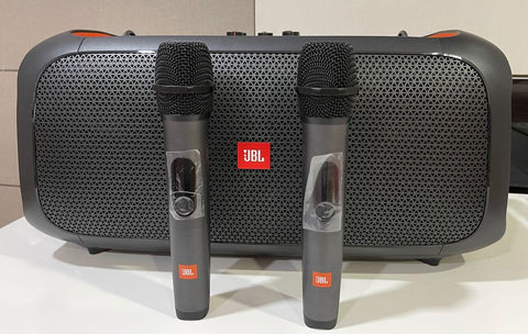 JBL PartyBox On-The-Go Wireless Bluetooth Portable Speaker 100W 2 Mics