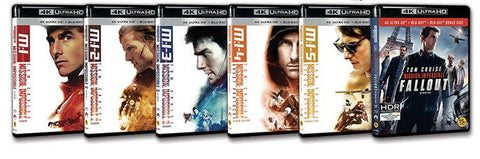 Mission: Impossible 6-Movie Collection  4K Ultra HD + Blu-Ray + Digital