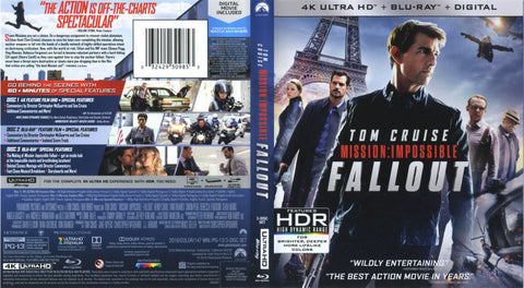 Mission: Impossible - Fallout 4K Ultra UHD Blu Ray Digital