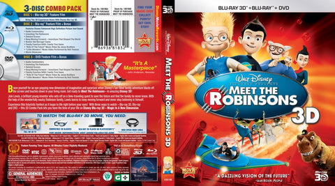 Meet The Robinsons (Three-Disc Combo: Blu-ray 3D / Blu-ray / DVD)