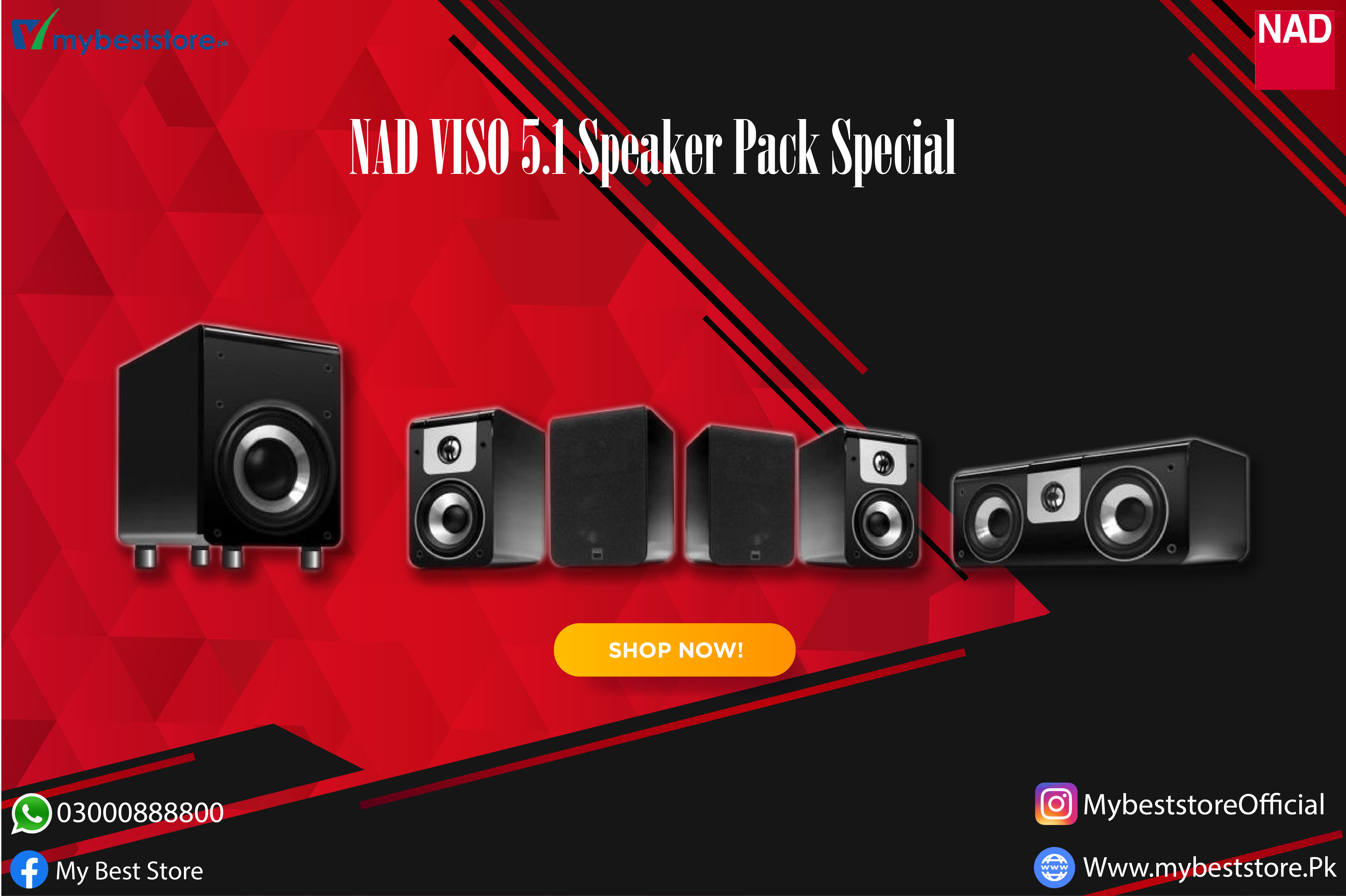 NAD VISO 5.1 Speaker Pack Special