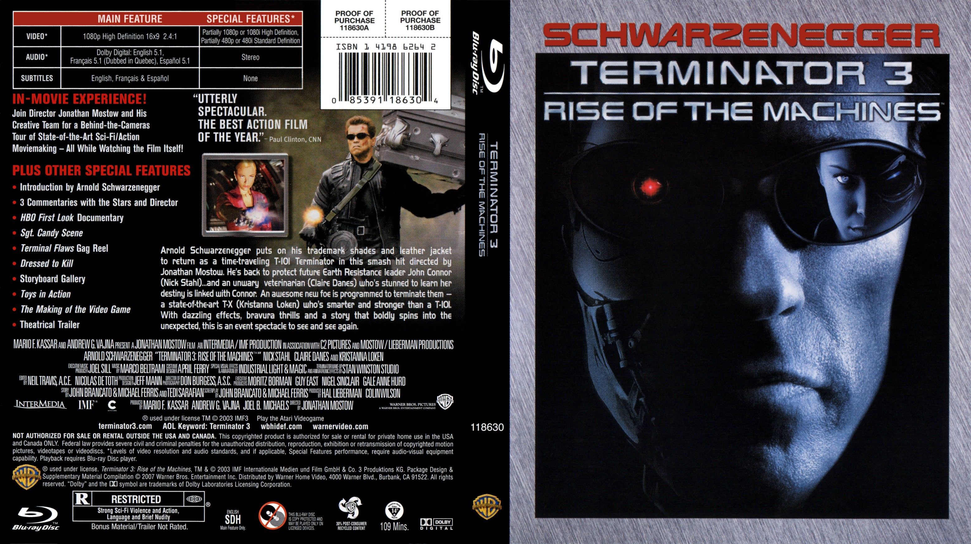 Terminator 3: Rise of the Machines (Blu-ray )