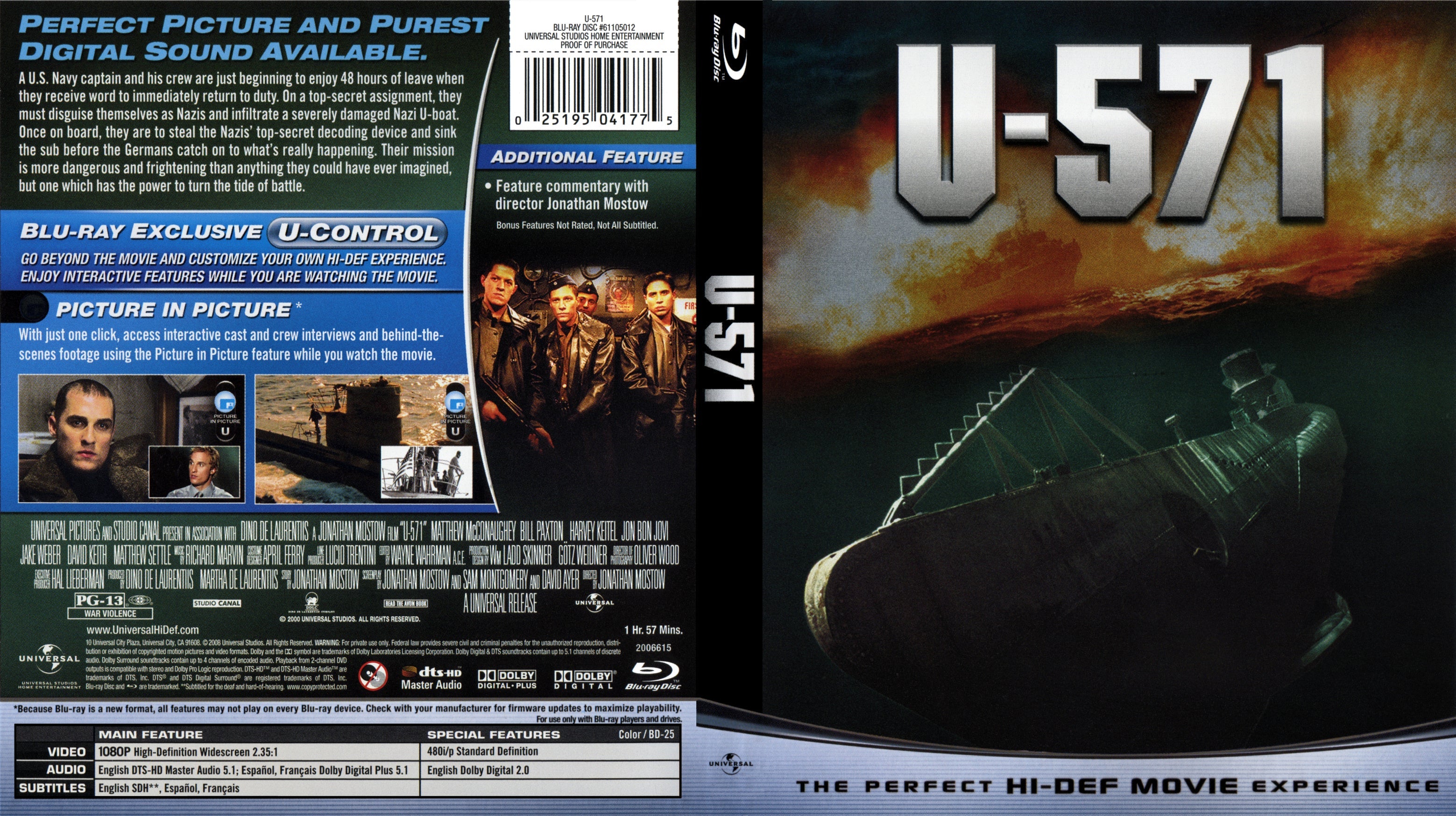 U-571 [Blu-ray]