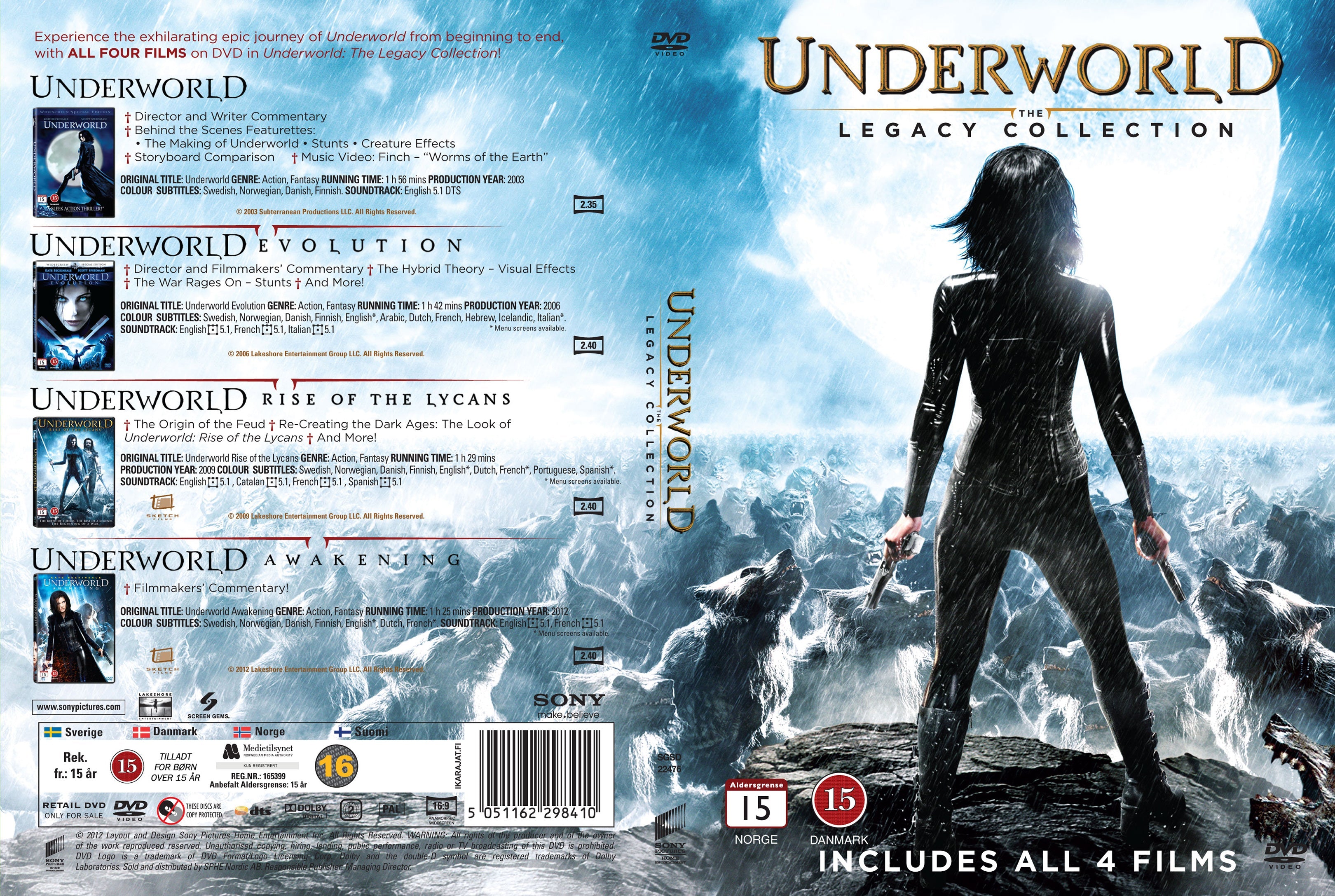 Underworld: The Legacy Collection  [Blu-ray]