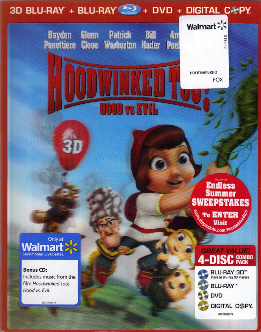 Hoodwinked Too! Hood vs. Evil 3D Blu-ray