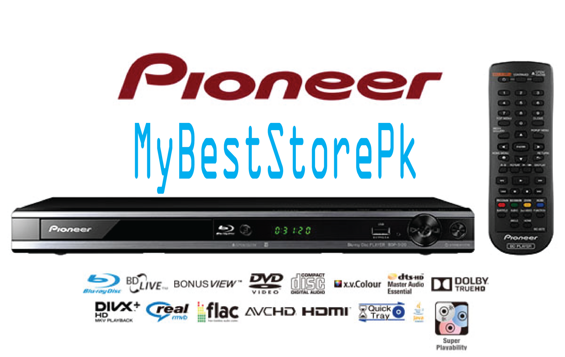 プレーヤー Pioneer Blu-ray Disc PLAYER BDP-3120 Pioneer BDP 3120 – Mybeststorepk