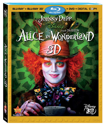 Alice in Wonderland 3D Blu-ray