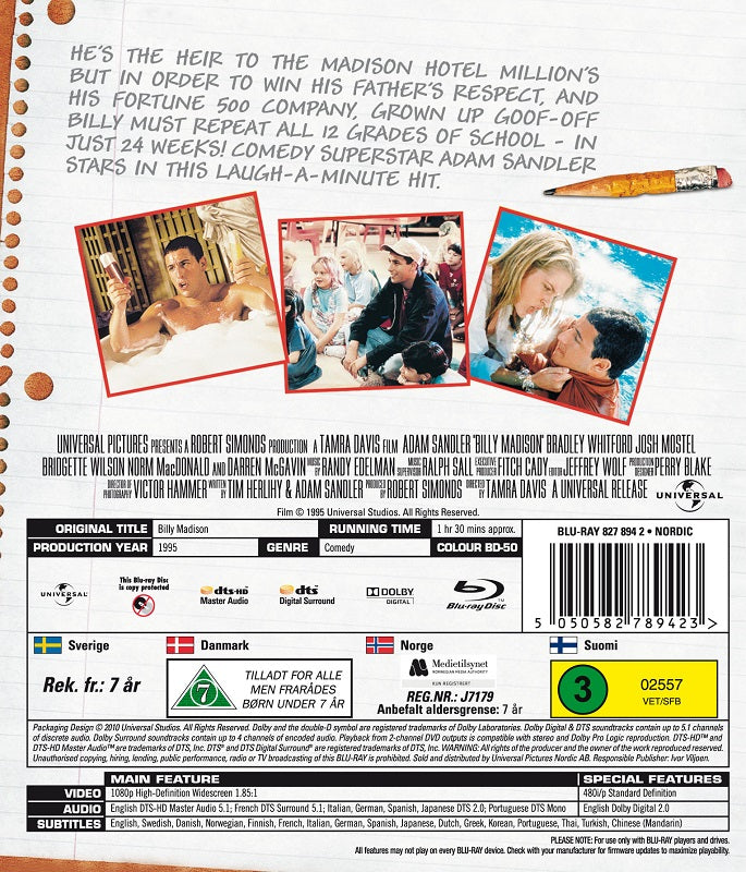Billy Madison [Blu-ray]