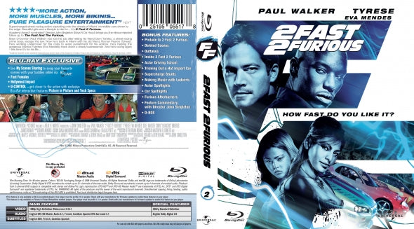 2 Fast 2 Furious [Blu-ray]