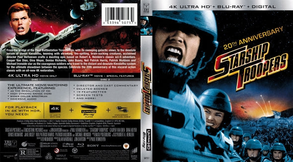Starship Troopers - 4K UHD  Blu-ray  Digital