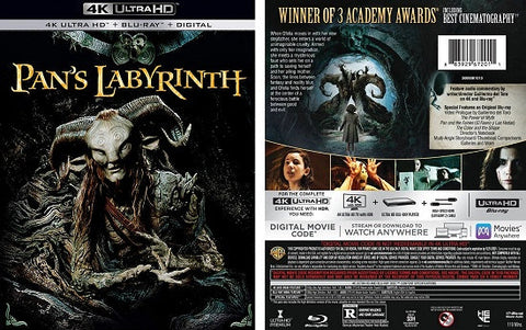 Pan's Labyrinth (4k Ultra HD + Blu-ray + Digital)
