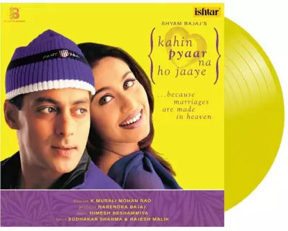 Kahin Pyaar Na Ho Jaaye – Yellow Coloured – LP Record Vinyl