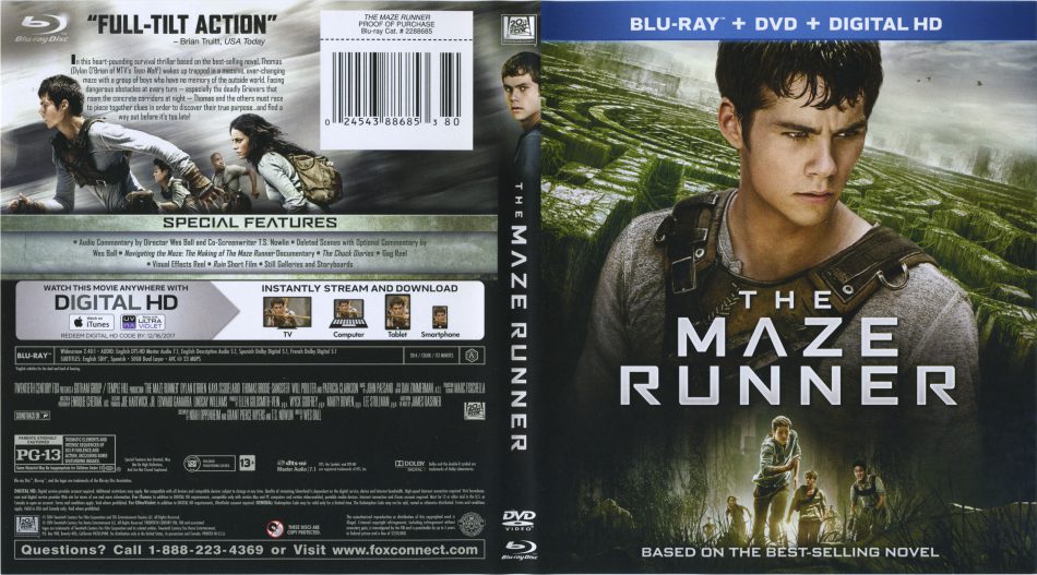 The Maze Runner Blu-ray