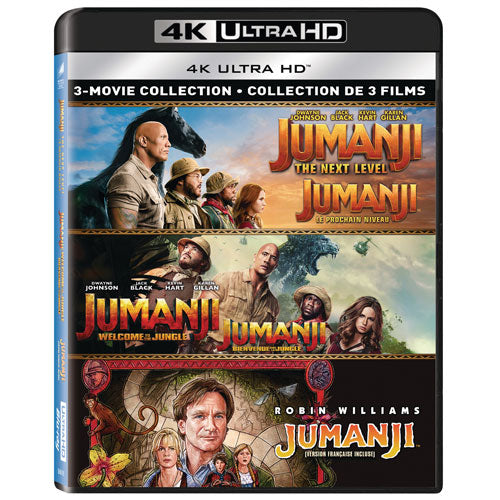 Jumanji 3-Movie Collection (4K Ultra HD)