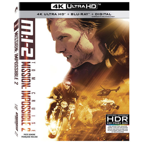 Tom Cruise Mission: Impossible 2 4K Ultra HD  Blu-Ray  Digital