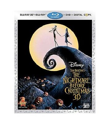 The Nightmare Before Christmas (Blu-ray 3D + Blu-ray + DVD + Digital copy)