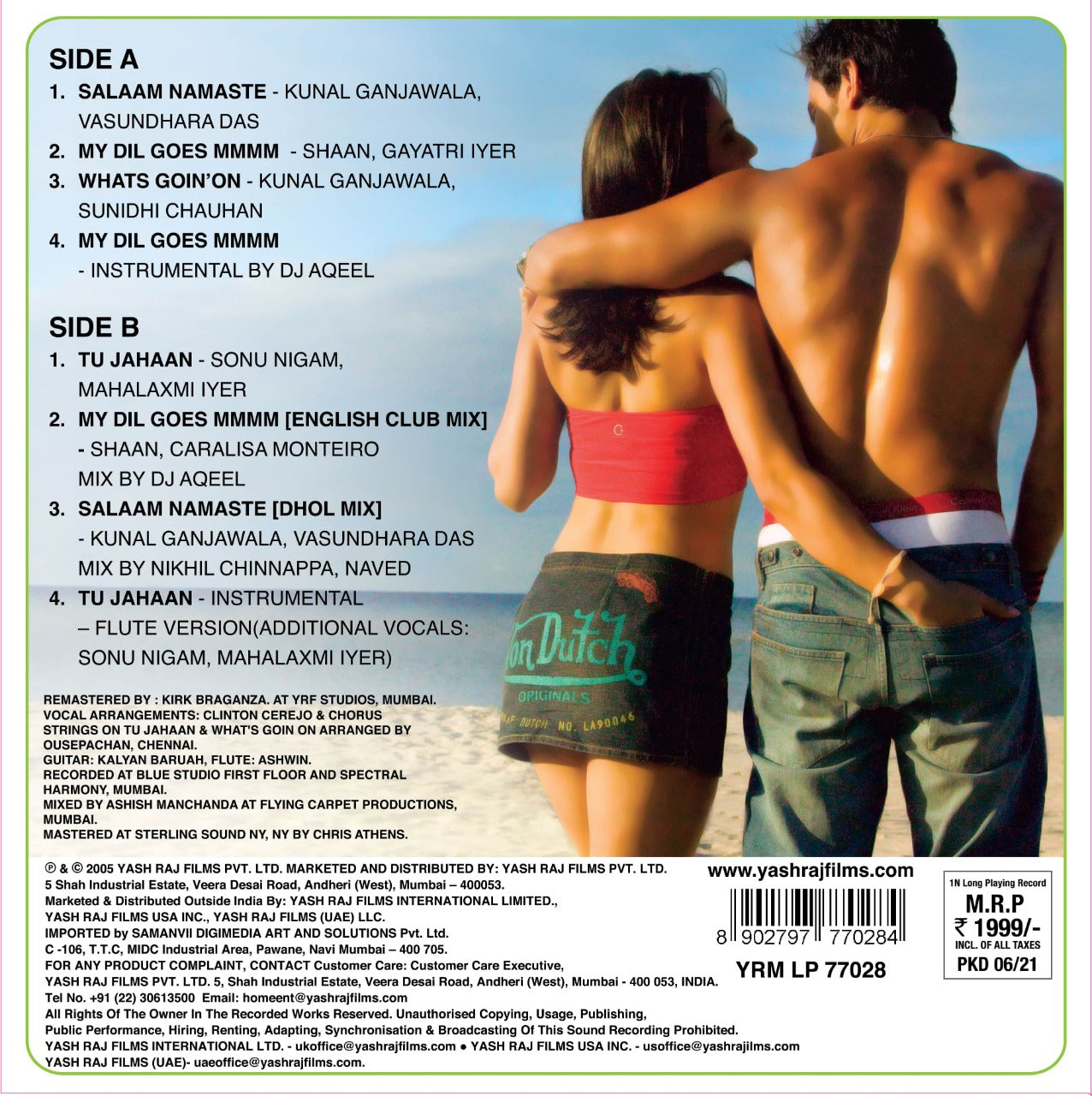 Salaam Namaste  LP Record