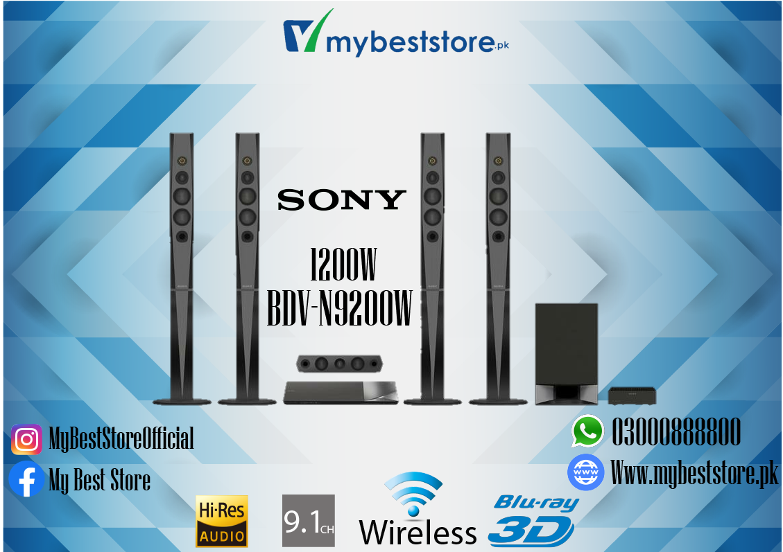 Sony BDV-N9200  Blu-ray Home Cinema System with Bluetooth