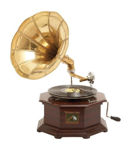 Natural Traditional Wood Gramophone for Entertainment
